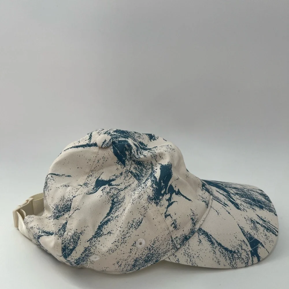 Cos Printed Baseball Cap In White